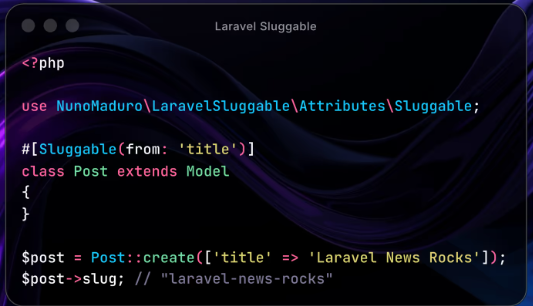 បង្កើនប្រសិទ្ធភាព SEO ជាមួយ Laravel Sluggable