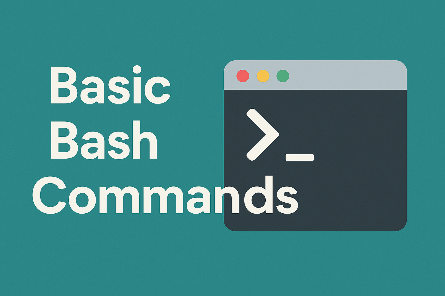 មូលដ្ឋានគ្រឹះ bash command ដែលគួរដឹង