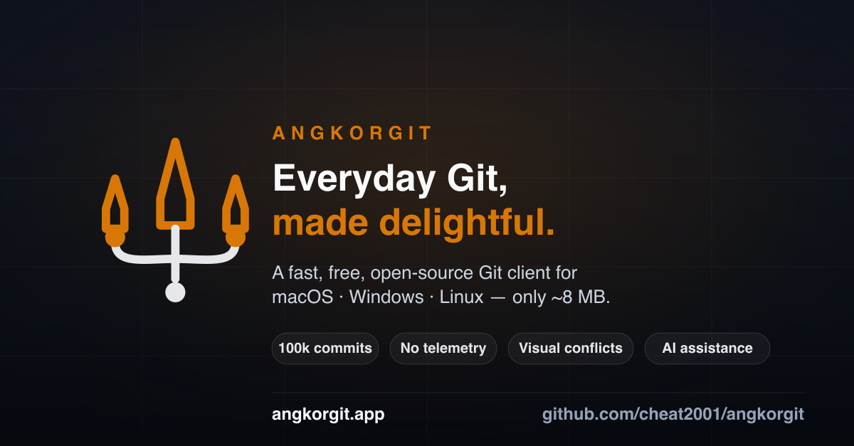 AngKorGit — a humble, free & open-source Git client