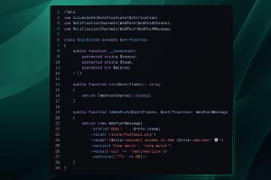 Package ថ្មី Laravel Web Push Notifications 